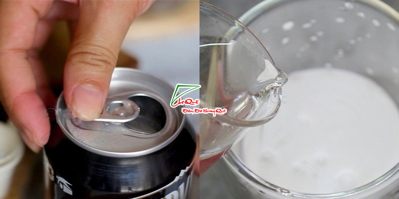 Chuẩn bị làm mocktail hoa đậu biếc